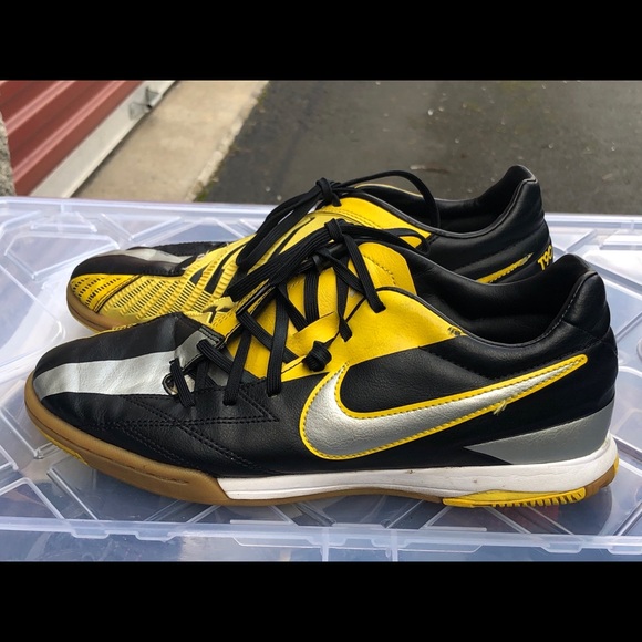 nike t90 yellow black